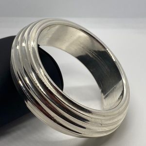 COPY - Sterling Silver Israel Wide Bangle